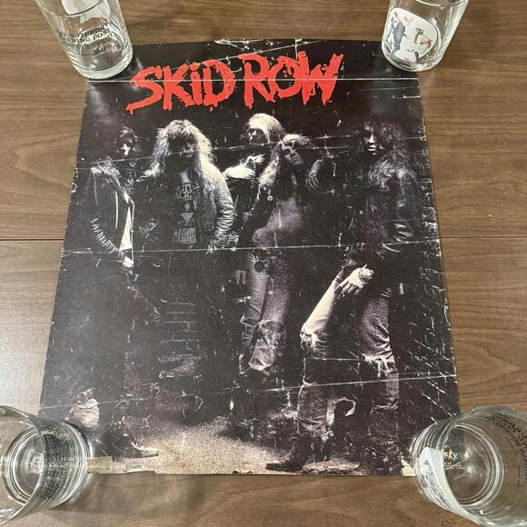 Other - VINTAGE MUSIC POSTER Skid Row Sebastian Bach 1989 Funky Posters Weissguy